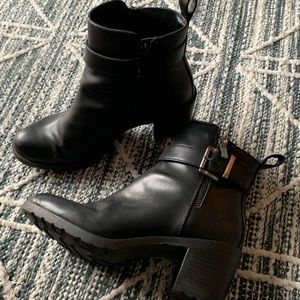 Aldo black booties
